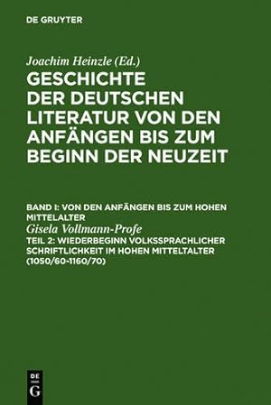 Immagine del venditore per Wiederbeginn volkssprachiger Schriftlichkeit im hohen Mitteltalter (German Edition) [Hardcover ] venduto da booksXpress