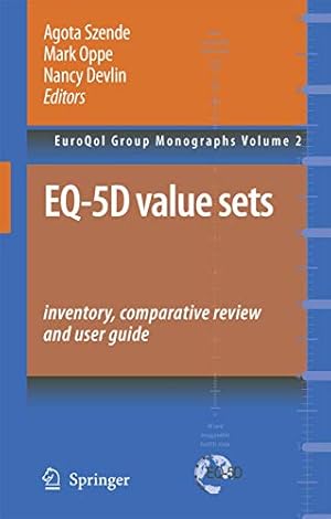 Bild des Verkufers fr EQ-5D Value Sets: Inventory, Comparative Review and User Guide (EuroQol Group Monographs) [Soft Cover ] zum Verkauf von booksXpress