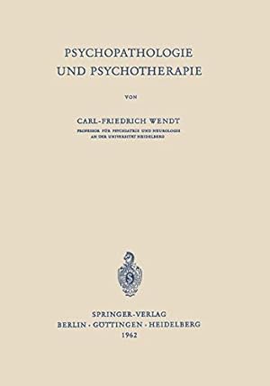 Seller image for Psychopathologie und Psychotherapie (German Edition) [Soft Cover ] for sale by booksXpress