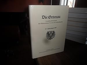 Seller image for Die Ortenau. Verffentlichungen des Historischen Vereins fr Mittelbaden. 67. Jahresband 1987. for sale by Antiquariat Floeder
