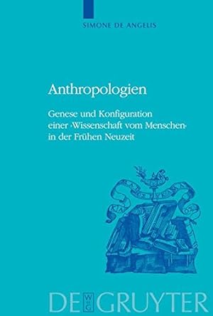 Immagine del venditore per Anthropologien (Historia Hermeneutica Series Studia) (German Edition) by Angelis, Simone [Hardcover ] venduto da booksXpress