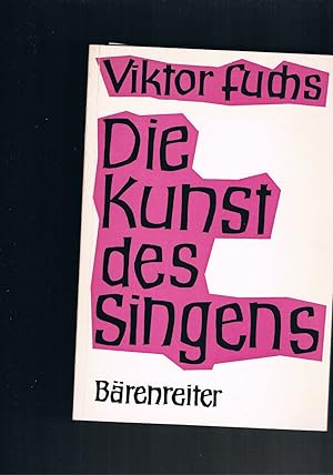 Seller image for Die Kunst des Singens for sale by manufactura