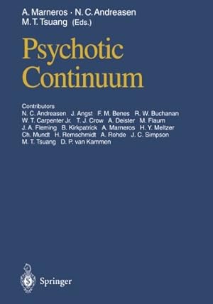 Seller image for Psychotic Continuum by Marneros, Andreas [Paperback ] for sale by booksXpress