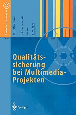 Seller image for Qualitätssicherung bei Multimedia- Projekten (X.media.interaktiv) (German Edition) [Paperback ] for sale by booksXpress