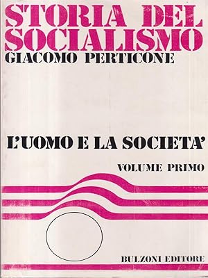 Bild des Verkufers fr Storia del socialismo vol.1 zum Verkauf von Librodifaccia