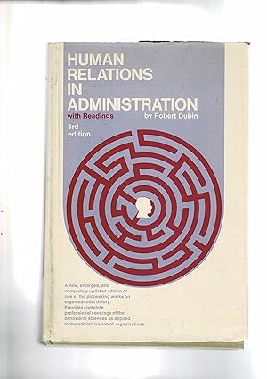 Seller image for Human relations in administration with readings. for sale by Libreria Gull