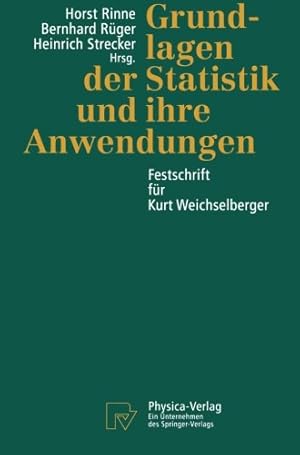 Immagine del venditore per Grundlagen der Statistik und ihre Anwendungen: Festschrift für Kurt Weichselberger (German Edition) [Paperback ] venduto da booksXpress