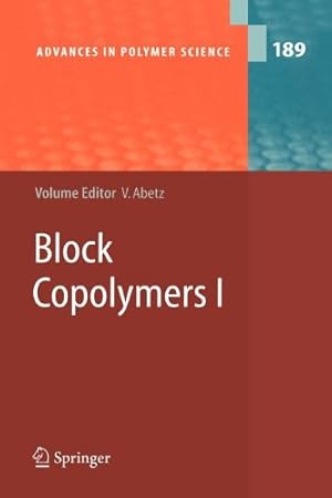 Seller image for Block Copolymers I (Advances in Polymer Science) [Paperback ] for sale by booksXpress