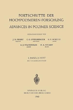 Imagen del vendedor de Fortschritte der Hochpolymeren-Forschung / Advances in Polymer Science by Ferry, Prof. Dr. J. D., Overberger, Prof. Dr. C. G., Schulz, Prof. Dr. G. V., Staverman, Prof. Dr. A. J., Stuart, Prof. Dr. H. A. [Paperback ] a la venta por booksXpress