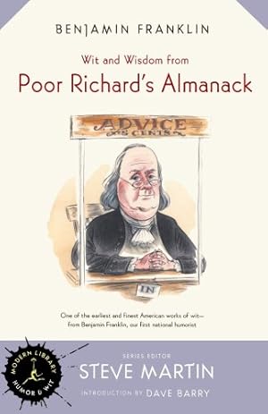 Seller image for Wit and Wisdom from Poor Richard's Almanack (Modern Library Humor and Wit) by Benjamin Franklin [Paperback ] for sale by booksXpress