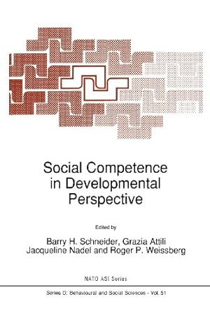 Bild des Verkufers fr Social Competence in Developmental Perspective (Nato Science Series D:) [Paperback ] zum Verkauf von booksXpress