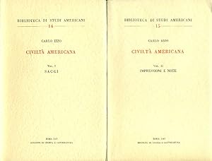 Bild des Verkufers fr Civilt americana. Vol. I: Saggi. Vol. II: Impressioni e note zum Verkauf von Studio Bibliografico Marini