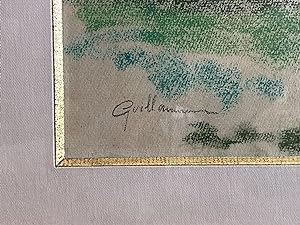 Armand GUILLAUMIN - pastel original sign: Armand GUILLAUMIN