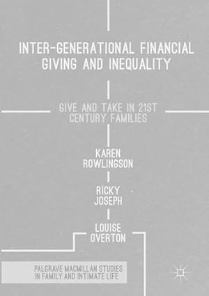 Seller image for Inter-generational Financial Giving and Inequality: Give and Take in 21st Century Families (Palgrave Macmillan Studies in Family and Intimate Life) by Rowlingson, Karen, Joseph, Ricky, Overton, Louise [Paperback ] for sale by booksXpress