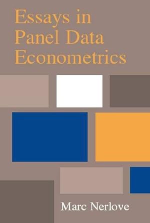 Image du vendeur pour Essays in Panel Data Econometrics by Nerlove, Marc [Hardcover ] mis en vente par booksXpress