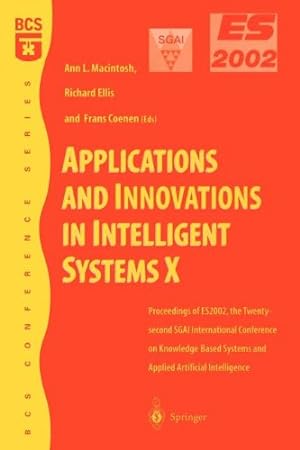 Immagine del venditore per Applications and Innovations in Intelligent Systems X [Paperback ] venduto da booksXpress