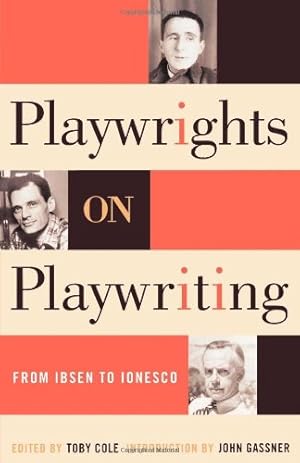 Seller image for Playwrights on Playwriting: From Ibsen to Ionesco by Cole, Toby [Paperback ] for sale by booksXpress