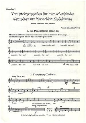 Seller image for Vom Holzpüppchen für Menschenkinderfür Zupforchester : Mandoline 2 for sale by AHA-BUCH GmbH