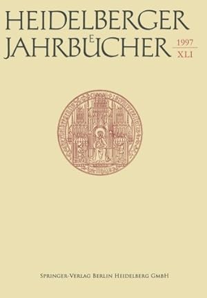 Seller image for Heidelberger Jahrbücher (German Edition) [Perfect Paperback ] for sale by booksXpress