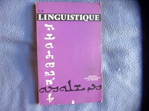 La linguistique n° 1 revue internationale de linguistique générale