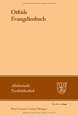 Seller image for Otfrids Evangelienbuch (Altdeutsche Textbibliothek) (German Edition) by Otfrid von Weissenburg [Paperback ] for sale by booksXpress