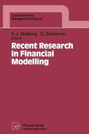 Imagen del vendedor de Recent Research in Financial Modelling (Contributions to Management Science) [Paperback ] a la venta por booksXpress