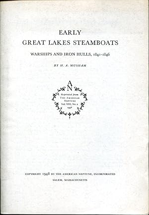 Seller image for Early Great Lakes Steamboats, Warships and Iron Hulls, 1840-1846 for sale by MyLibraryMarket