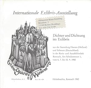 Internationale Exlibris - Ausstellung. Dichter und Dichtung im Exlibris aus der Sammlung Heeren (...