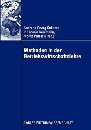Imagen del vendedor de Methoden in der Betriebswirtschaftlehre (German Edition) [Paperback ] a la venta por booksXpress
