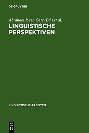 Immagine del venditore per Linguistische Perspektiven Referate des VII. Linguistischen Kolloquiums Nijmegen, 26.-30. Sept. 1972 [Hardcover ] venduto da booksXpress