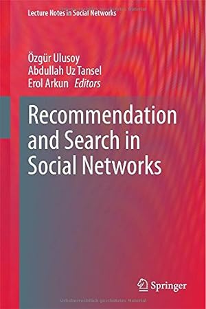 Seller image for Recommendation and Search in Social Networks (Lecture Notes in Social Networks) [Hardcover ] for sale by booksXpress