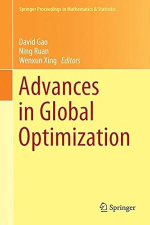 Bild des Verkufers fr Advances in Global Optimization (Springer Proceedings in Mathematics & Statistics) [Hardcover ] zum Verkauf von booksXpress