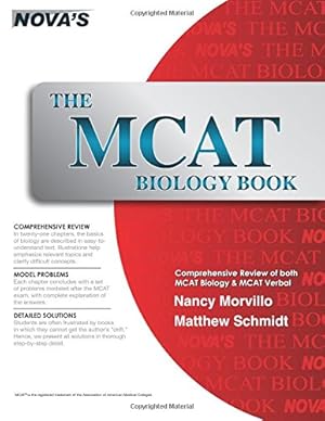 Image du vendeur pour The MCAT Biology Book by Morvillo, Nancy, Schmidt, Matthew [Paperback ] mis en vente par booksXpress