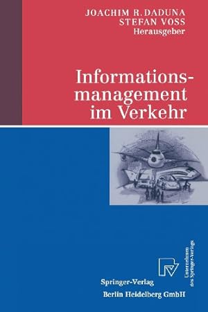 Seller image for Informationsmanagement im Verkehr (German Edition) [Paperback ] for sale by booksXpress