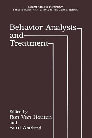 Seller image for Behavior Analysis and Treatment (Nato Science Series B:) [Paperback ] for sale by booksXpress