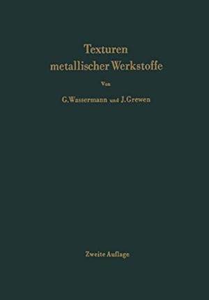 Bild des Verkufers fr Texturen metallischer Werkstoffe (German Edition) [Soft Cover ] zum Verkauf von booksXpress