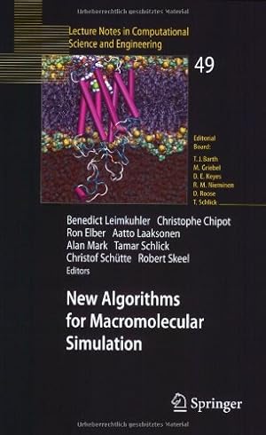 Imagen del vendedor de New Algorithms for Macromolecular Simulation (Lecture Notes in Computational Science and Engineering) [Paperback ] a la venta por booksXpress