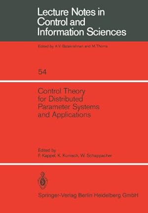 Seller image for Control Theory for Distributed Parameter Systems and Applications (Lecture Notes in Control and Information Sciences) [Paperback ] for sale by booksXpress