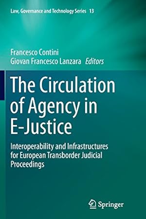 Seller image for The Circulation of Agency in E-Justice: Interoperability and Infrastructures for European Transborder Judicial Proceedings (Law, Governance and Technology Series) [Paperback ] for sale by booksXpress