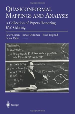 Immagine del venditore per Quasiconformal Mappings and Analysis: A Collection of Papers Honoring F.W. Gehring [Paperback ] venduto da booksXpress