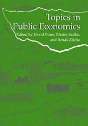 Seller image for Topics in Public Economics: Theoretical and Applied Analysis [Hardcover ] for sale by booksXpress