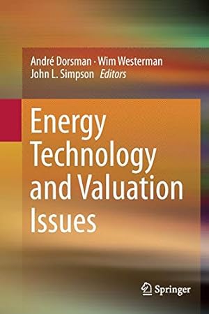 Imagen del vendedor de Energy Technology and Valuation Issues [Soft Cover ] a la venta por booksXpress