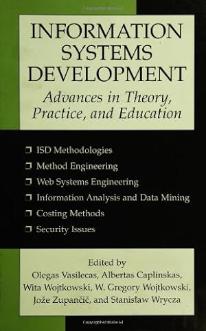 Image du vendeur pour Information Systems Development: Advances in Theory, Practice, and Education [Hardcover ] mis en vente par booksXpress