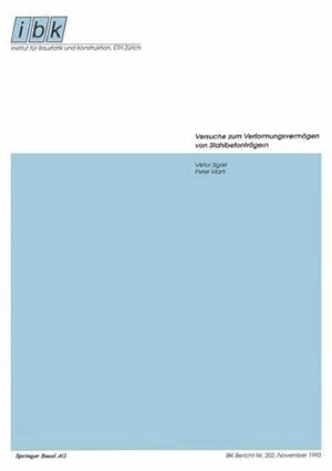 Immagine del venditore per Versuche zum Verformungsvermögen von Stahlbetonträgern (Institut für Baustatik und Konstruktion) (German Edition) by Sigrist, Viktor, Marti, Peter [Paperback ] venduto da booksXpress