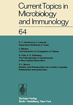 Seller image for Current Topics in Microbiology and Immunology: Ergebnisse der Mikrobiologie und Immunitätsforschung Volume 64 [Soft Cover ] for sale by booksXpress
