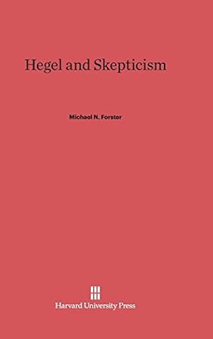 Immagine del venditore per Hegel and Skepticism [Hardcover ] venduto da booksXpress