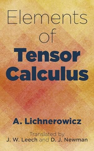 Immagine del venditore per Elements of Tensor Calculus venduto da GreatBookPricesUK