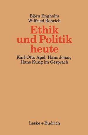 Immagine del venditore per Ethik und Politik heute: Verantwortliches Handeln in der technisch-industriellen Welt (Kieler Beiträge zur Politik und Sozialwissenschaft) (Volume 2) (German Edition) [Paperback ] venduto da booksXpress