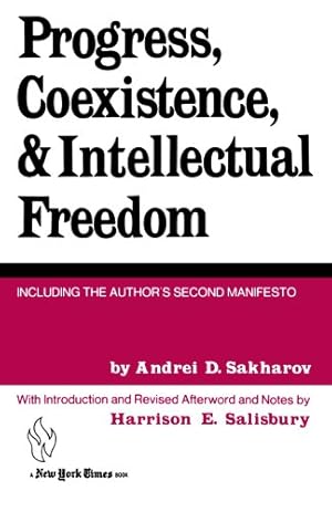 Bild des Verkufers fr Progress , Coexistence & Intellectual Freedom by Sakharov D Andrei [Paperback ] zum Verkauf von booksXpress