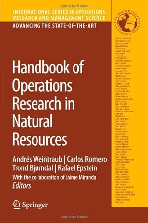 Seller image for Handbook of Operations Research in Natural Resources (International Series in Operations Research & Management Science) [Paperback ] for sale by booksXpress